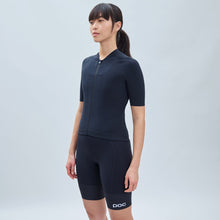 Koszulka rowerowa damska POC W’s Raceday Jersey czarna - Adventure Sports
