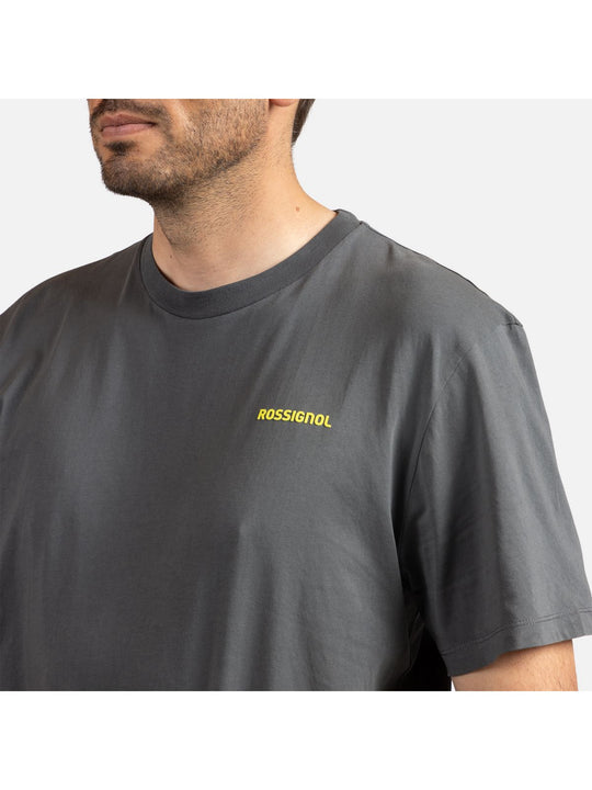 Koszulka męska ROSSIGNOL Presset Tee szary - Adventure Sports
