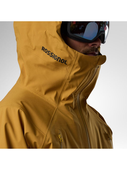 Kurtka narciarska męska ROSSIGNOL M Evader 2.0 3L Shell Jacket brązowa
