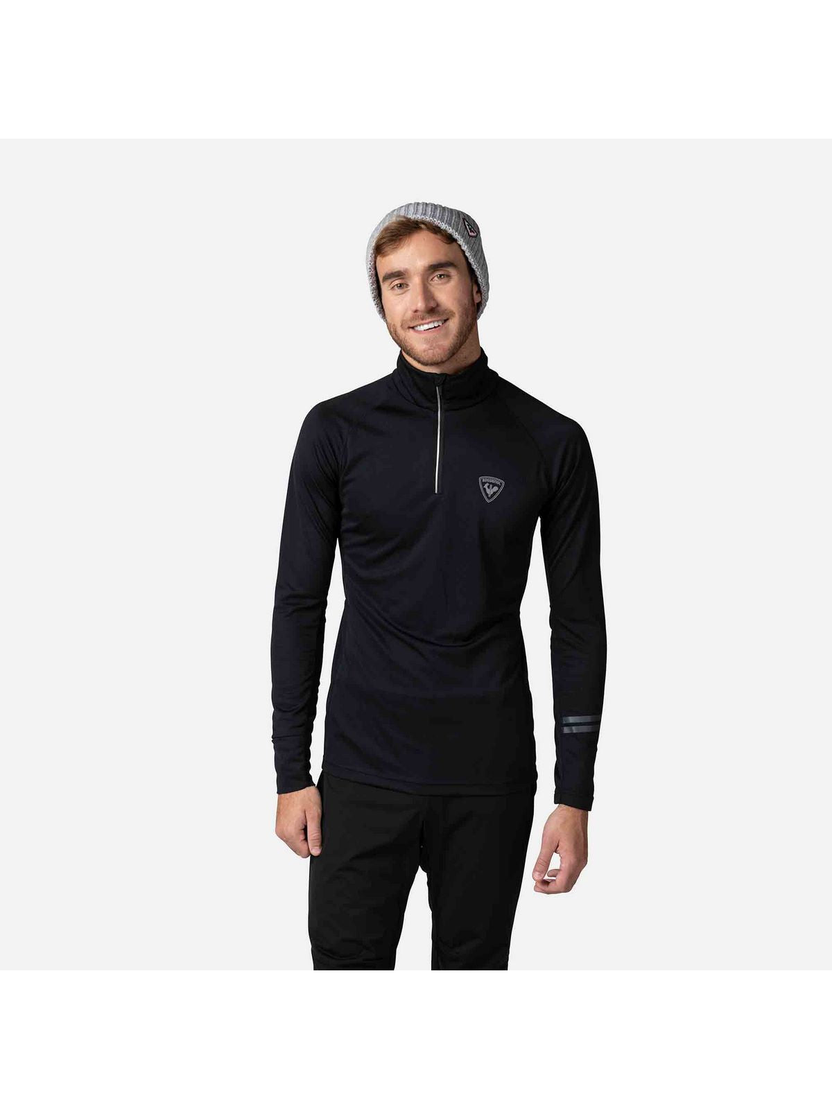 Koszulka Rossignol Poursuite 1/2 Zip czarny