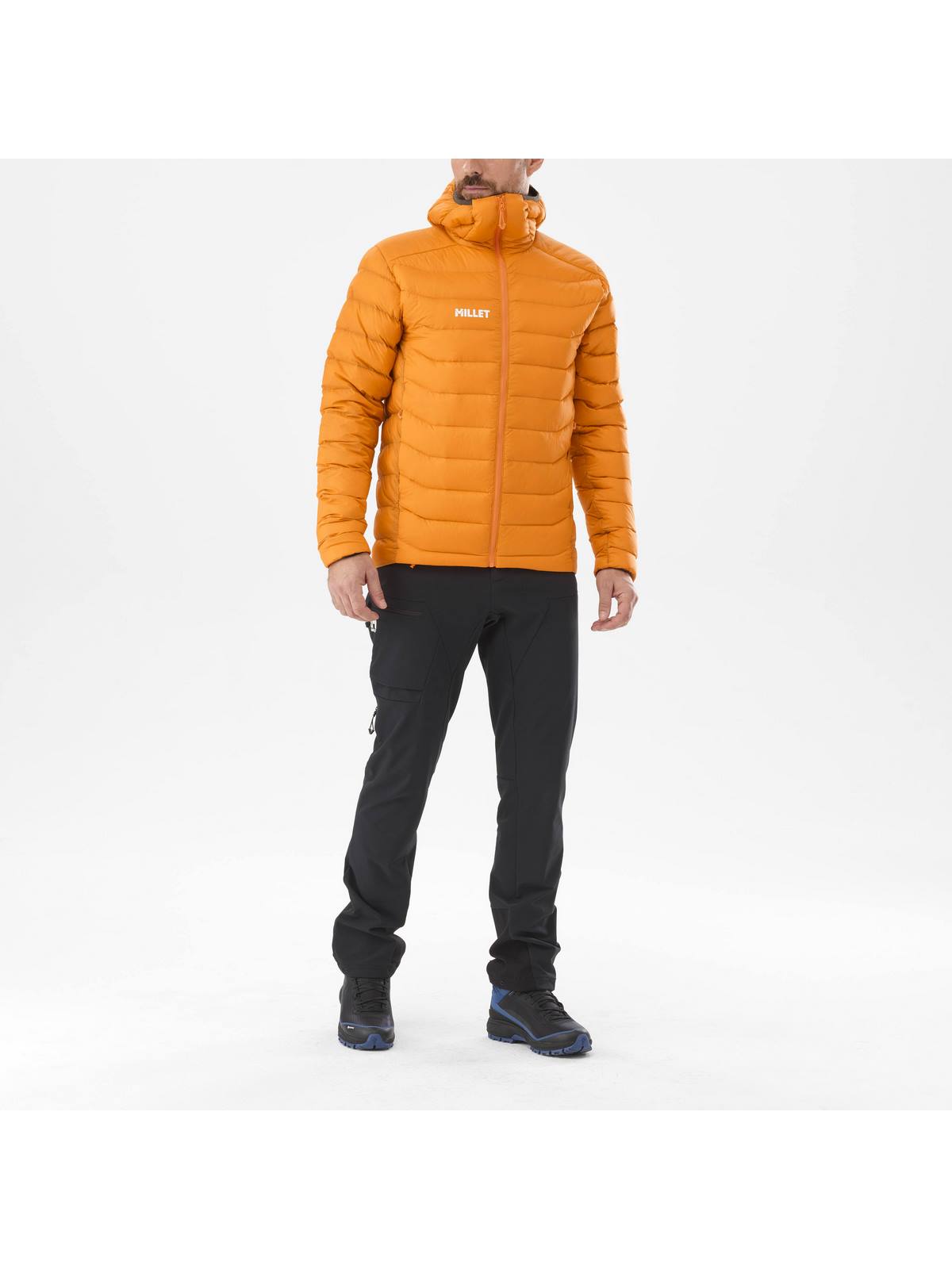 Kurtka MILLET M Kamet Down Hoodie Pomarańczowy