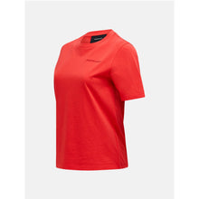 Koszulka PEAK PERFORMANCE Original Small Logo Tee Women czerwony - Adventure Sports
