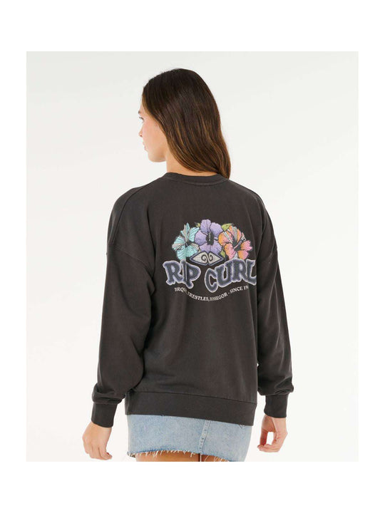 Bluza damska RIP CURL Bells Heritage Crew czarna
