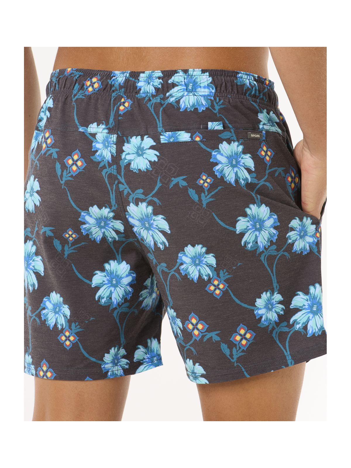 Szorty kąpielowe męskie RIP CURL Surf Revival Floral Volley czarne