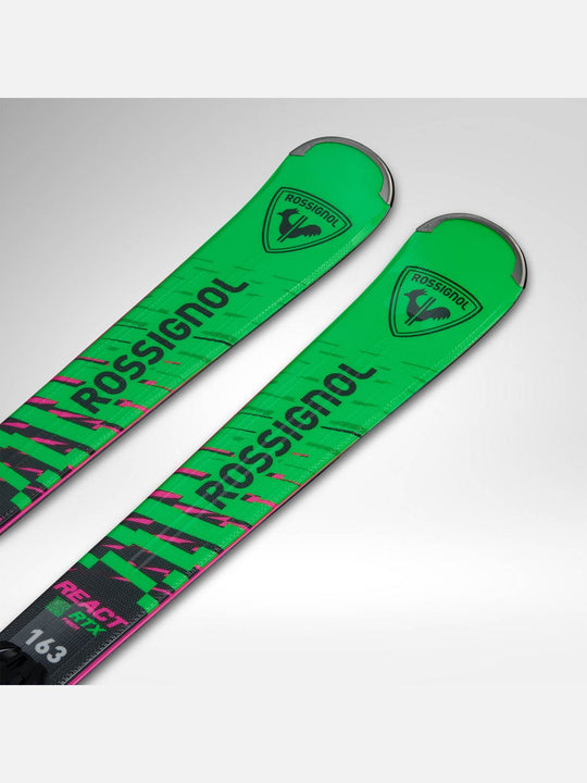 Narty ROSSIGNOL React Rtx Xpress Rtl + wiązania LOOK Xpress 10 Gw B83 Black
