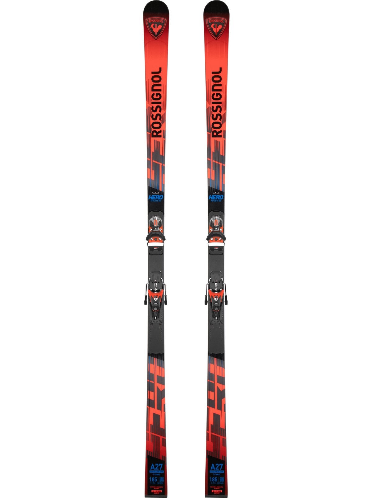 Narty ROSSIGNOL HERO Athlete GS 185 R22 + wiązania LOOK SPX12 Rockerace