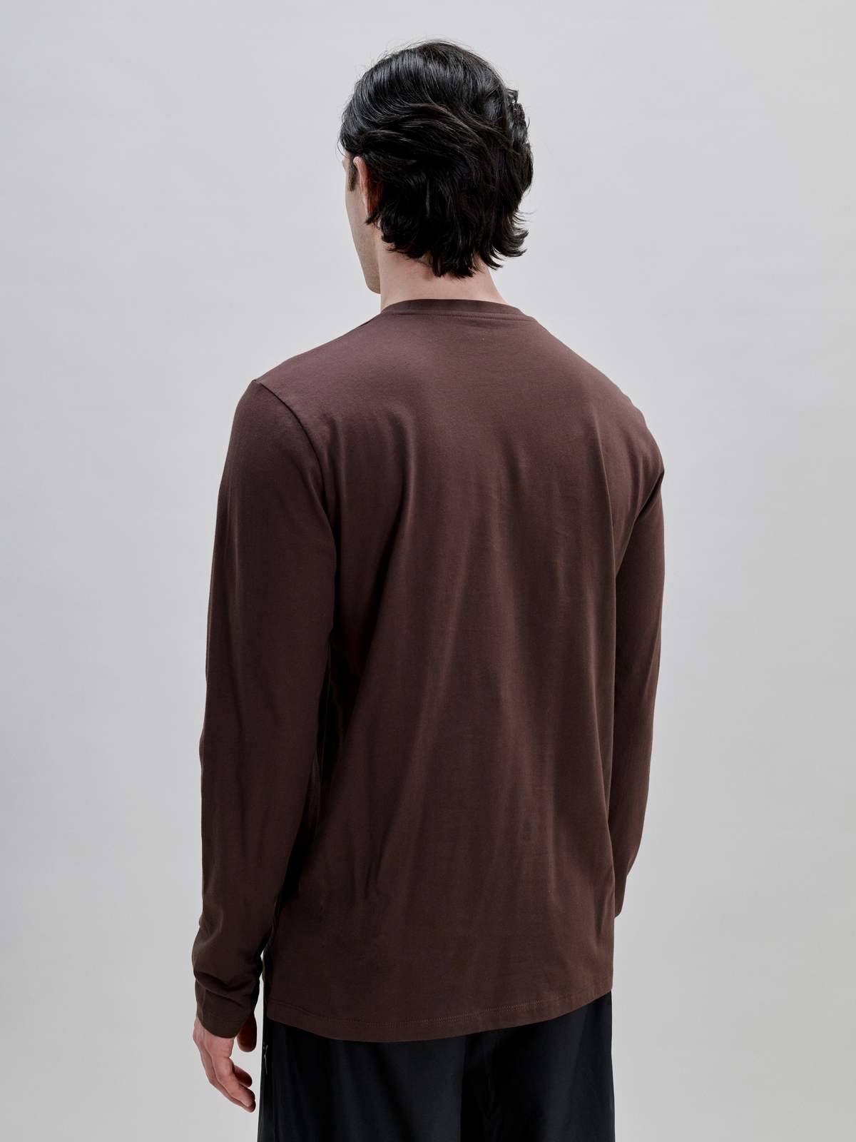 Koszulka longsleeve POC L/S Tee brązowy