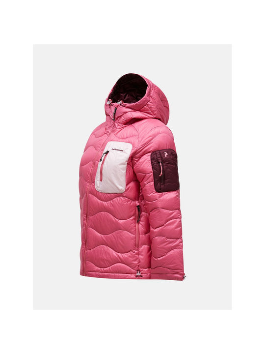 Kurtka damska PEAK PERFORMANCE Helium Utility Down Hood Jacket różowa
