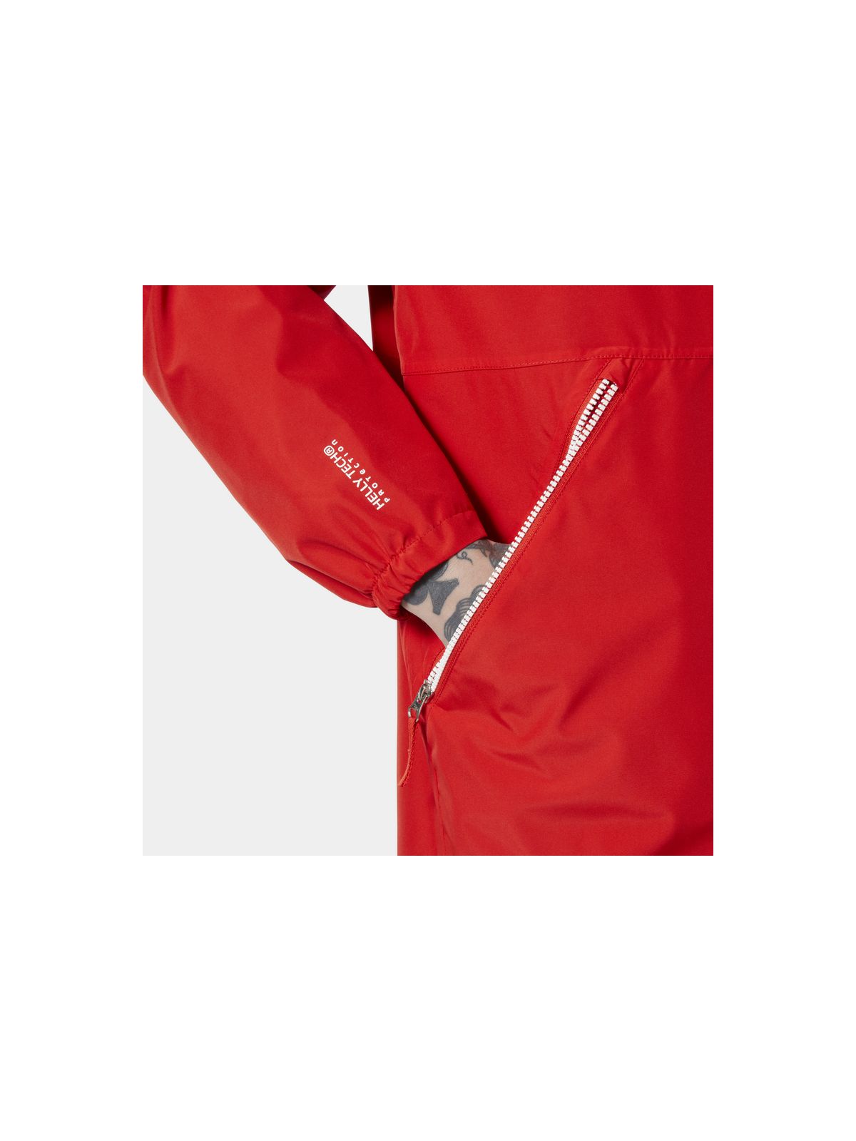 Kurtka męska przeciwdeszczowa HELLY HANSEN SANDOY RAIN JACKET czerwona - Adventure Sports