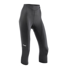 Spodenki rowerowe damskie NORTHWAVE Active Woman Knicker 3/4 czarny - Adventure Sports
