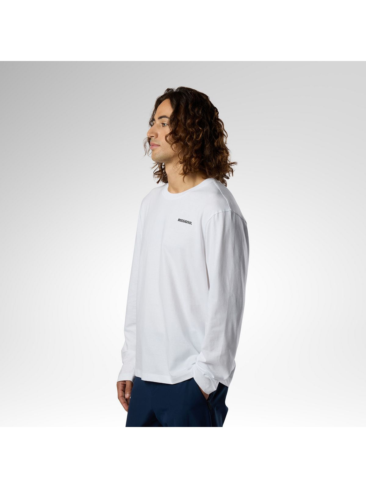 Koszulka męska ROSSIGNOL M Long Sleeve Tee biała