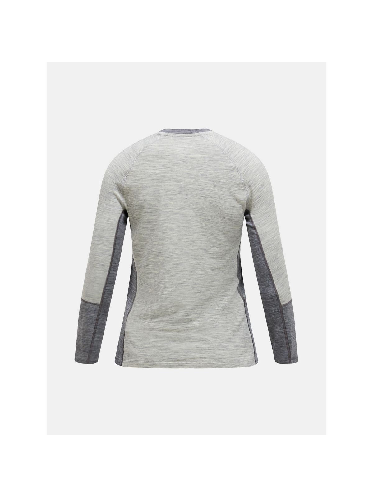 Koszulka Termiczna PEAK PERFORMANCE Magic Crew Wool-blend Baselayer Women szary
