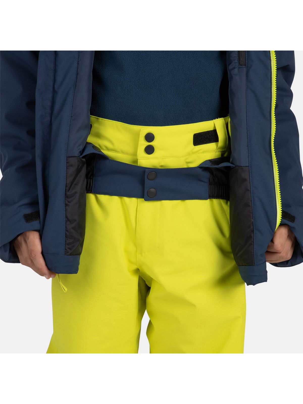 Kurtka narciarska dziecięca ROSSIGNOL Jr Strawpile Jkt granatowy