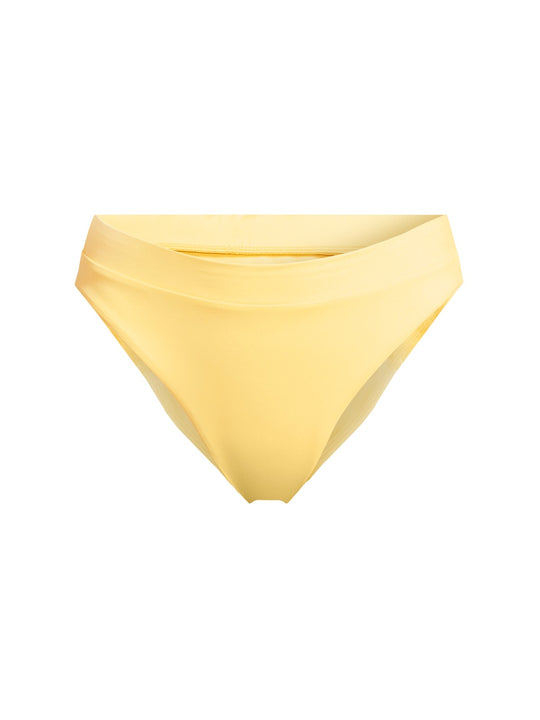 Majtki kąpielowe CASALL High Waist Bikini Brief kolor żółty
