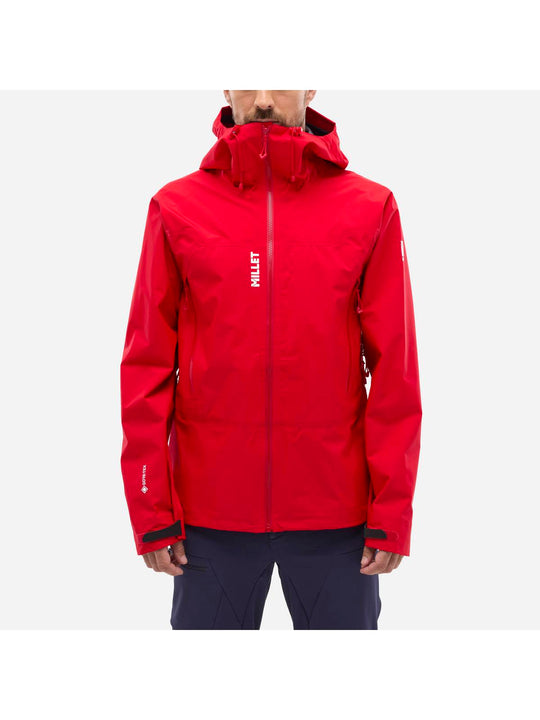 Kurtka MILLET KAMET LIGHT GTX JKT M czerwony - Adventure Sports
