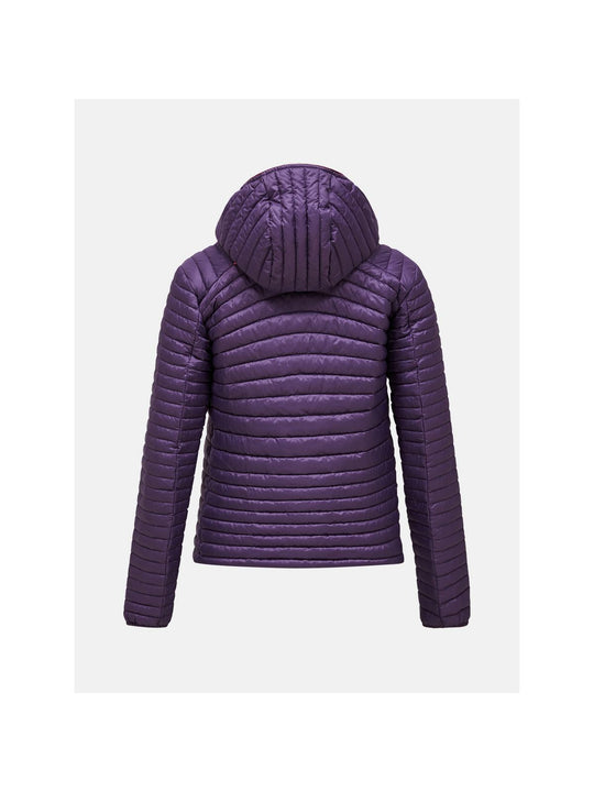 Kurtka damska PEAK PERFORMANCE Monolight Insulated Hood Jacket fioletowa
