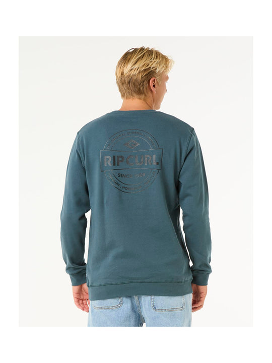 Bluza męska RIP CURL Stapler Crew zielona

