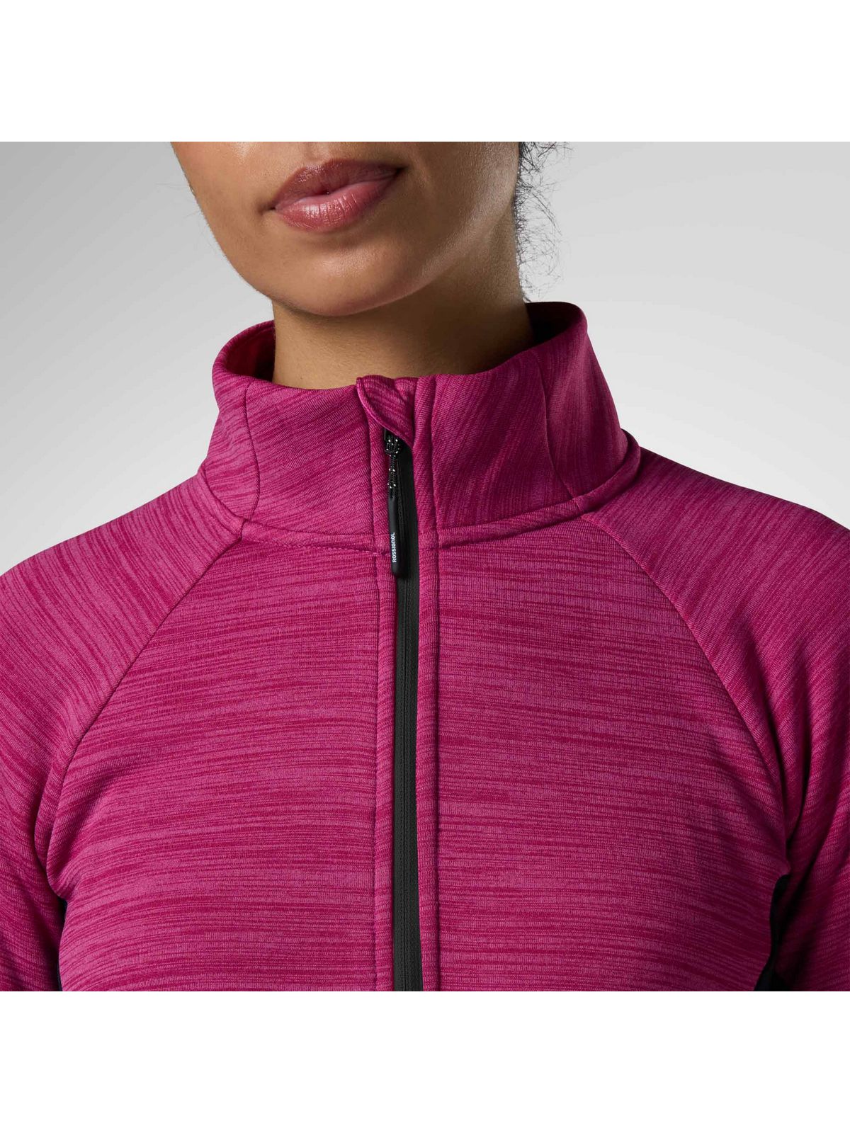 Bluza damska ROSSIGNOL W Premium Half Zip Fleece różowa