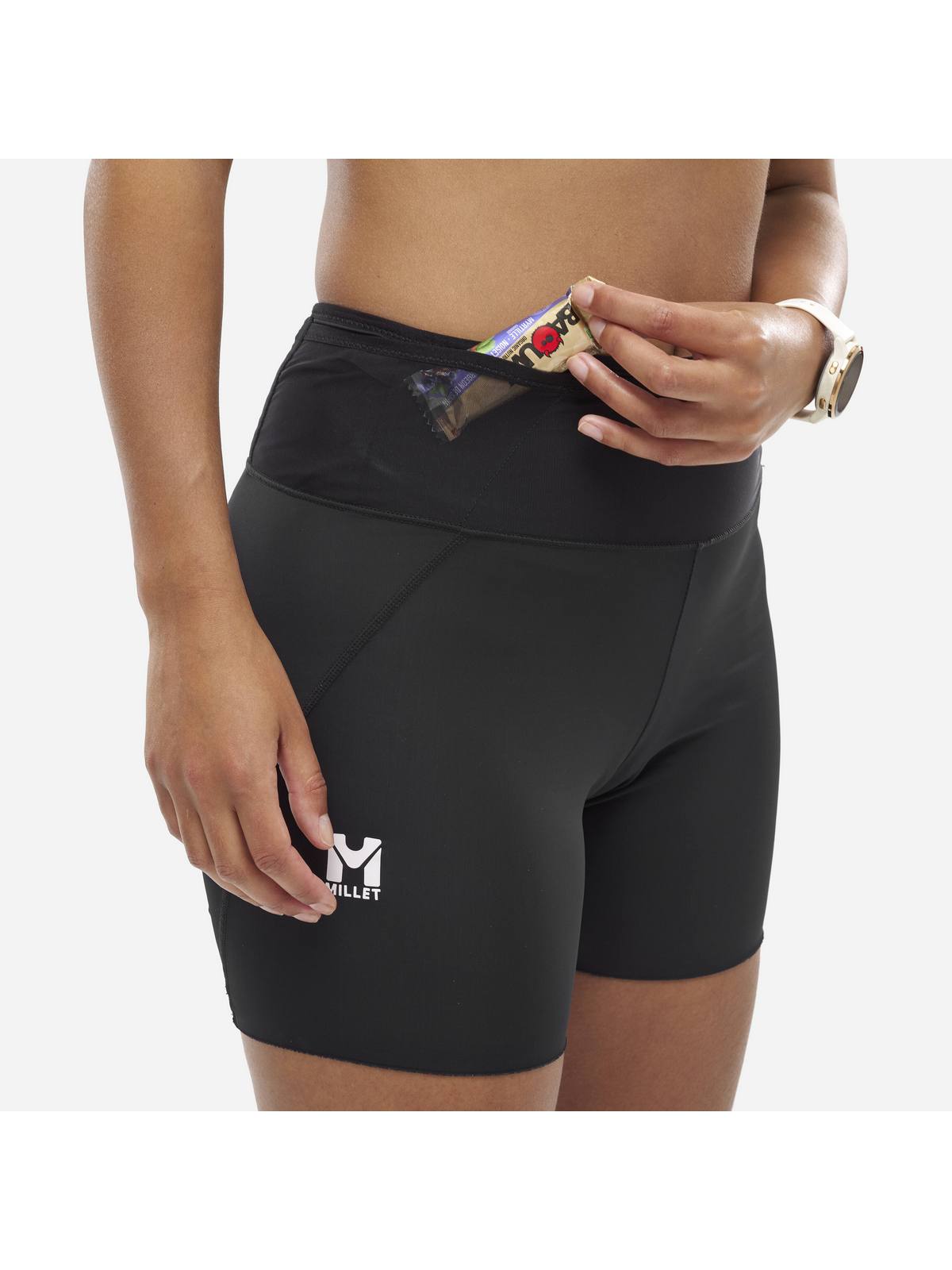 Legginsy MILLET INTENSE LEGGING SHORT W czarny - Adventure Sports