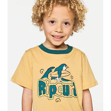 Koszulka juniorska RIP CURL Paddle Out Art Tee-Boy żółta
