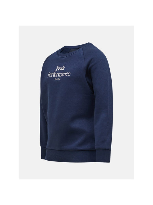 Bluza Peak Performance Jr Original Crew niebieski
