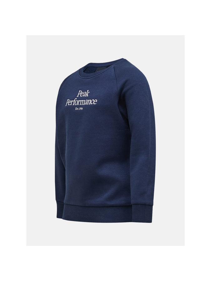 Bluza Peak Performance Jr Original Crew niebieski