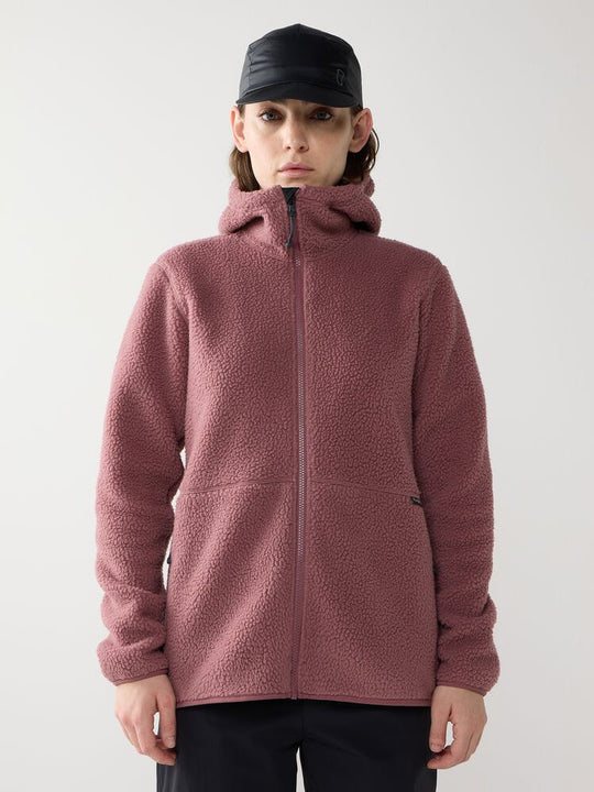 Bluza polarowa z kapturem damska HAGLÖFS Funds Pile Hood Misty Mauve
