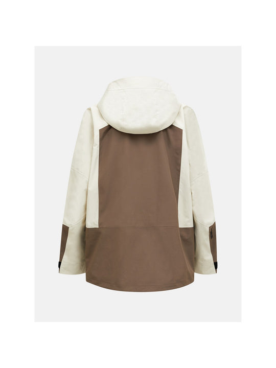 Kurtka narciarska męska PEAK PERFORMANCE Vertec HIPE 3L Shell Jacket brązowa
