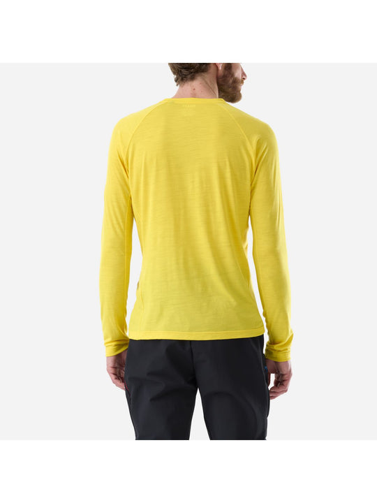 Koszulka męska MILLET M Trilogy Wool Ts Ls M żółta
