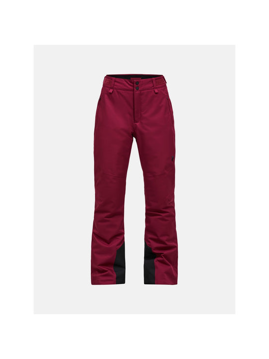 Spodnie PEAK PERFORMANCE W Shred Insulated Pants bordowy
