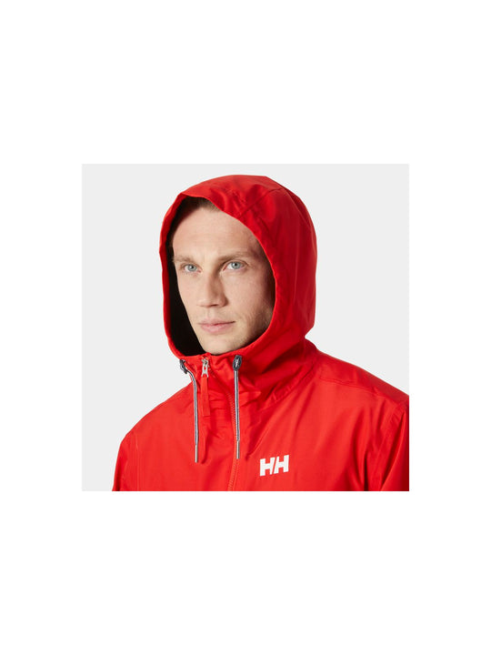 Kurtka męska przeciwdeszczowa HELLY HANSEN SANDOY RAIN JACKET czerwona - Adventure Sports
