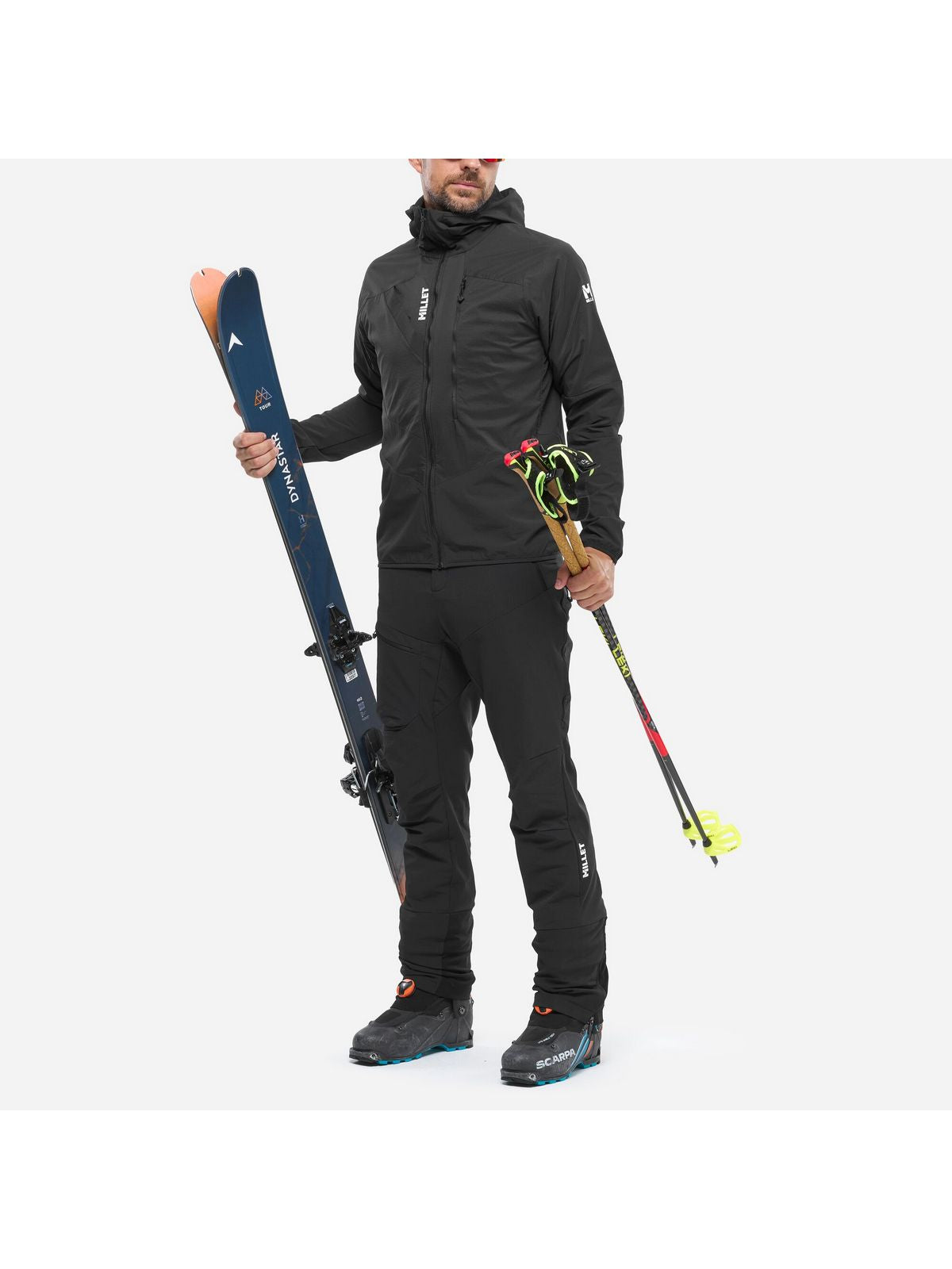Kurtka narciarska męska MILLET M RUTOR XCS AIR HOODIE czarna