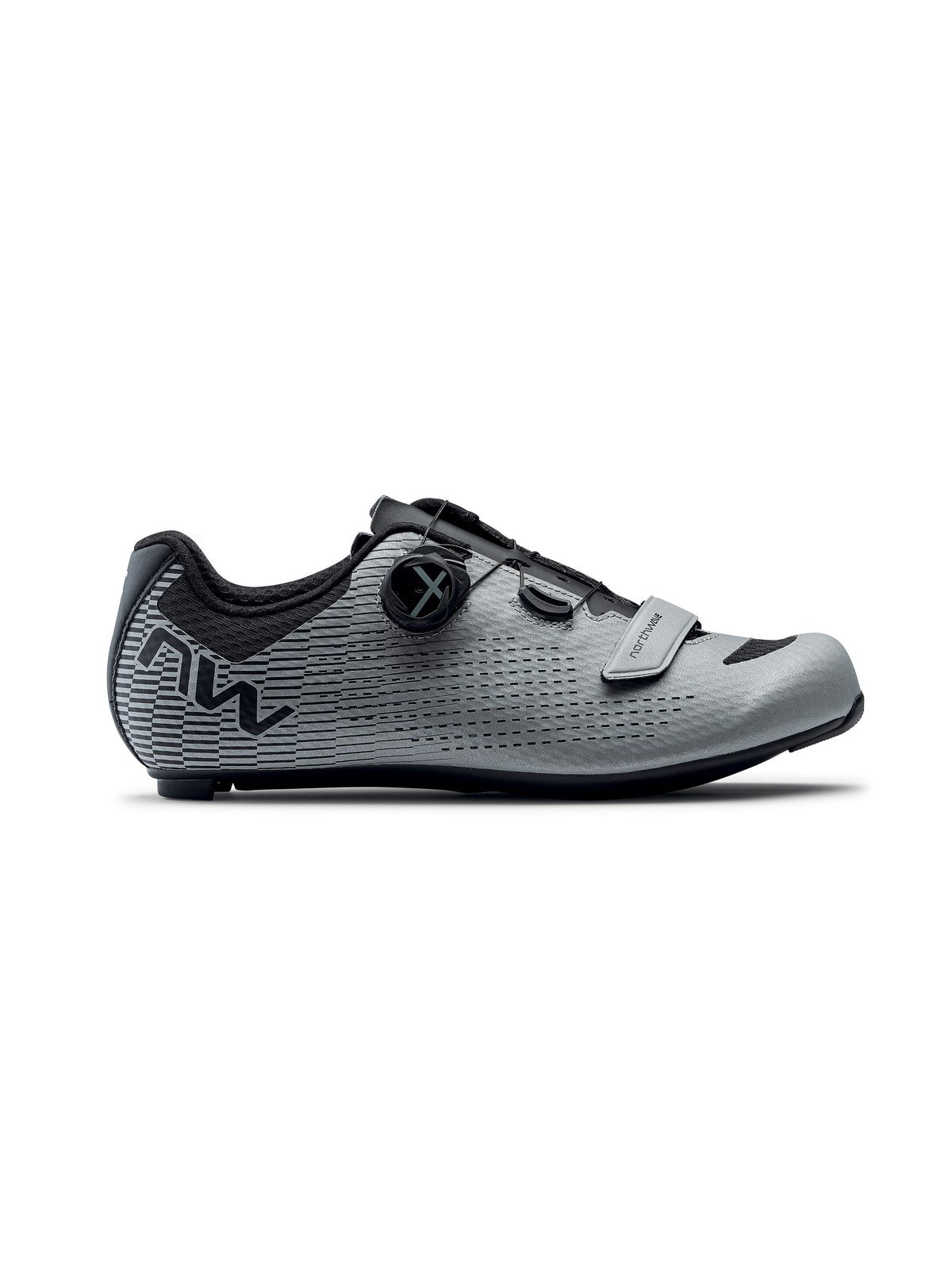 Buty rowerowe NORTHWAVE Storm Carbon 2 srebrny/odblaskowy