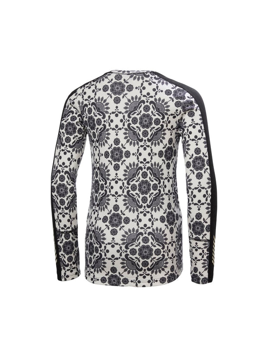 Bielizna termiczna dziecięca HELLY HANSEN JR GRAPHIC LIFA MERINO SET czarna
