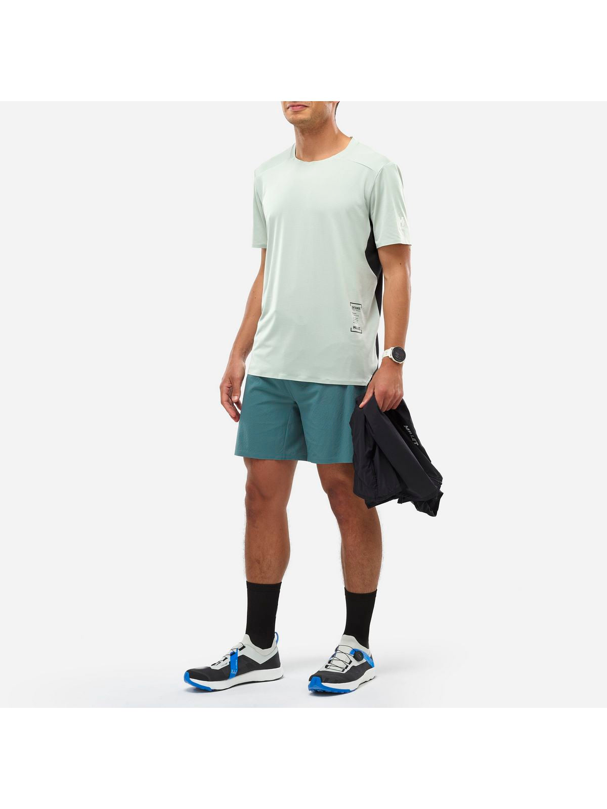 Koszulka MILLET M INTENSE PRO LIGHT TS SS czarna