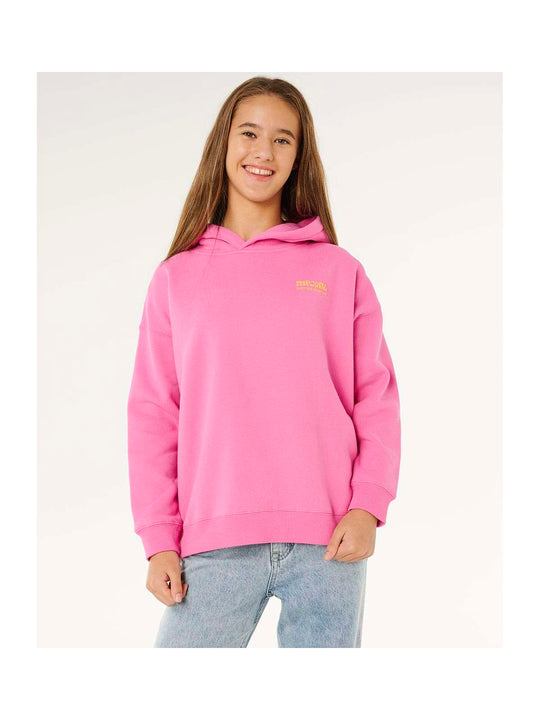 Bluza dziewczęca RIP CURL Surf Puff Hood-Girl różowa
