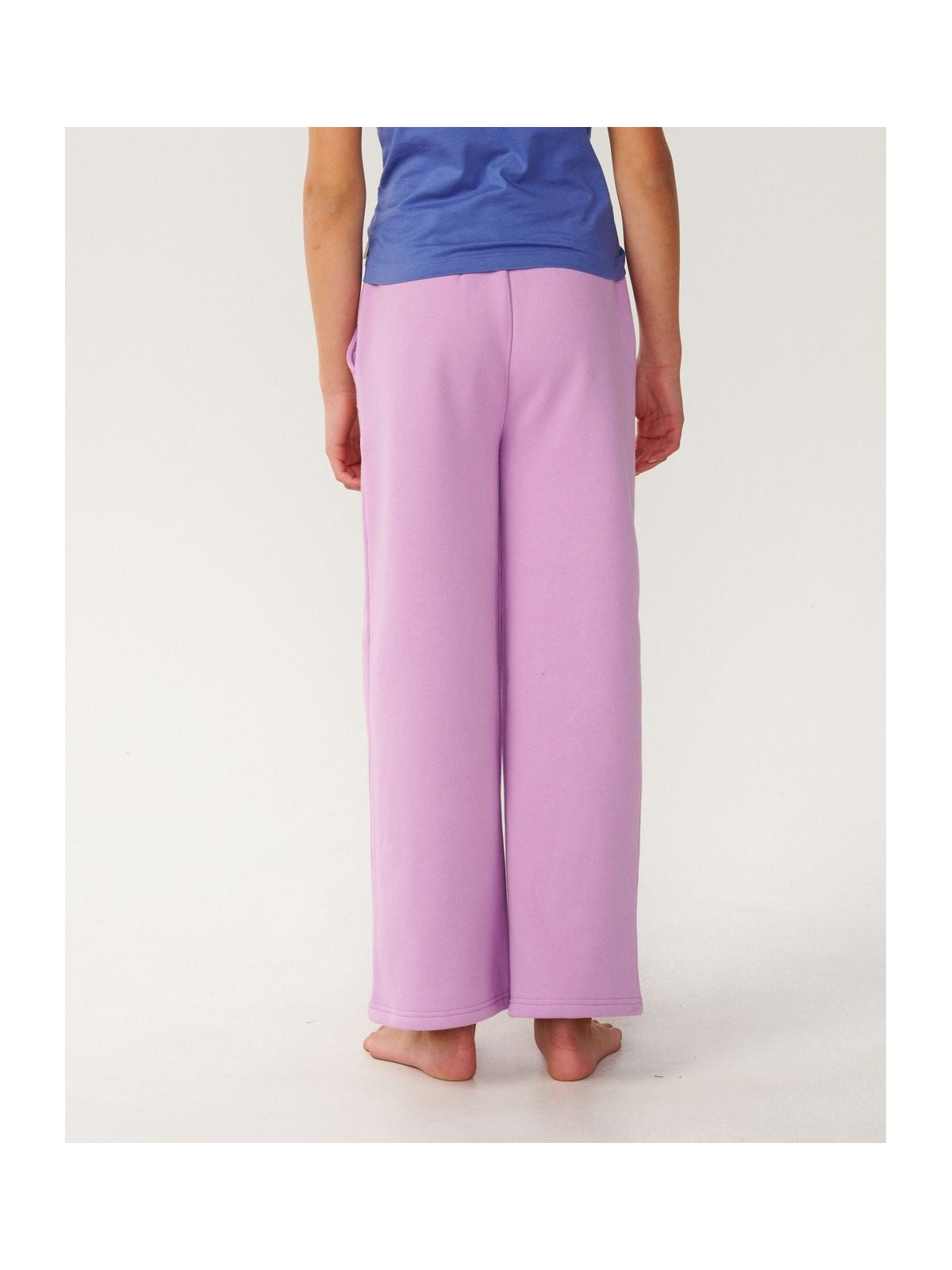 Spodnie juniorskie RIP CURL Surf Puff Wide Leg T Pant-Girl różowe