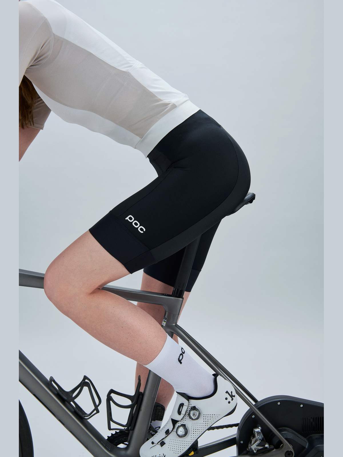 Spodenki rowerowe damskie POC W's Cadence Bib Shorts czarny