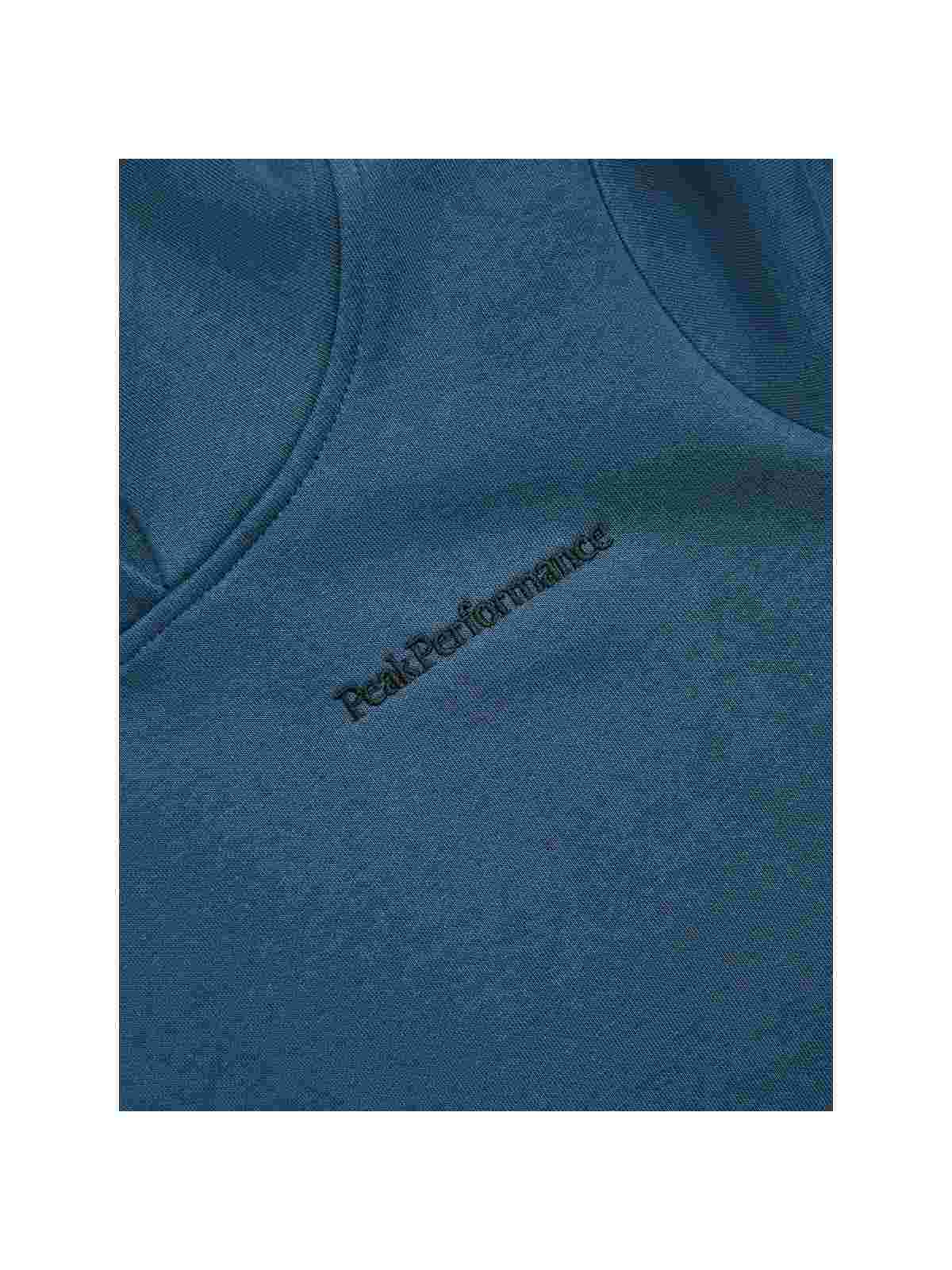 Bluza PEAK PERFORMANCE Jr Original Small Logo Hood niebieski