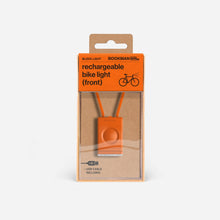 Lampka rowerowa BOOKMAN Block Light Front 50lm pomarańczowy

