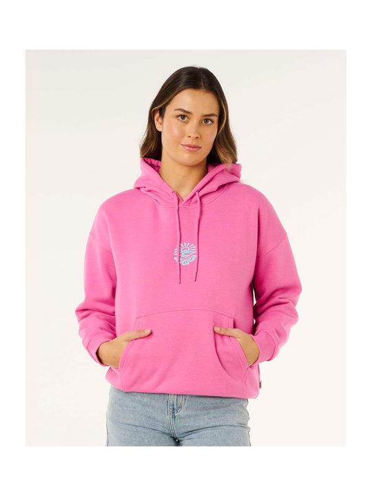 Bluza damska RIP CURL Icons Of Surf Heritage Hood różowa
