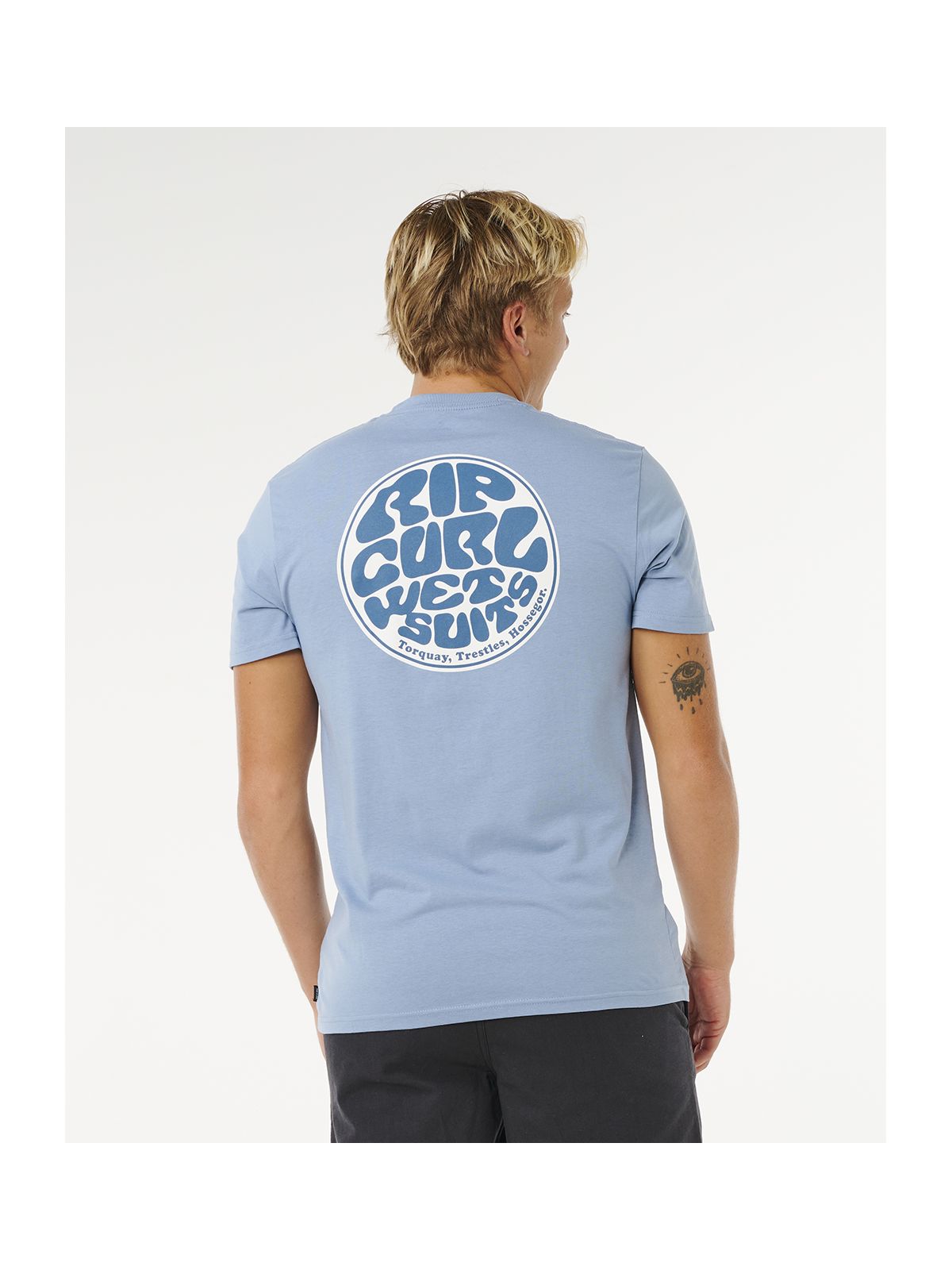 Koszulka męska RIP CURL Wettie Passage Icon Tee niebieska