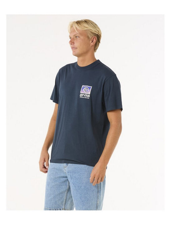 Koszulka RIP CURL Raw Energy Trad Tee granatowy
