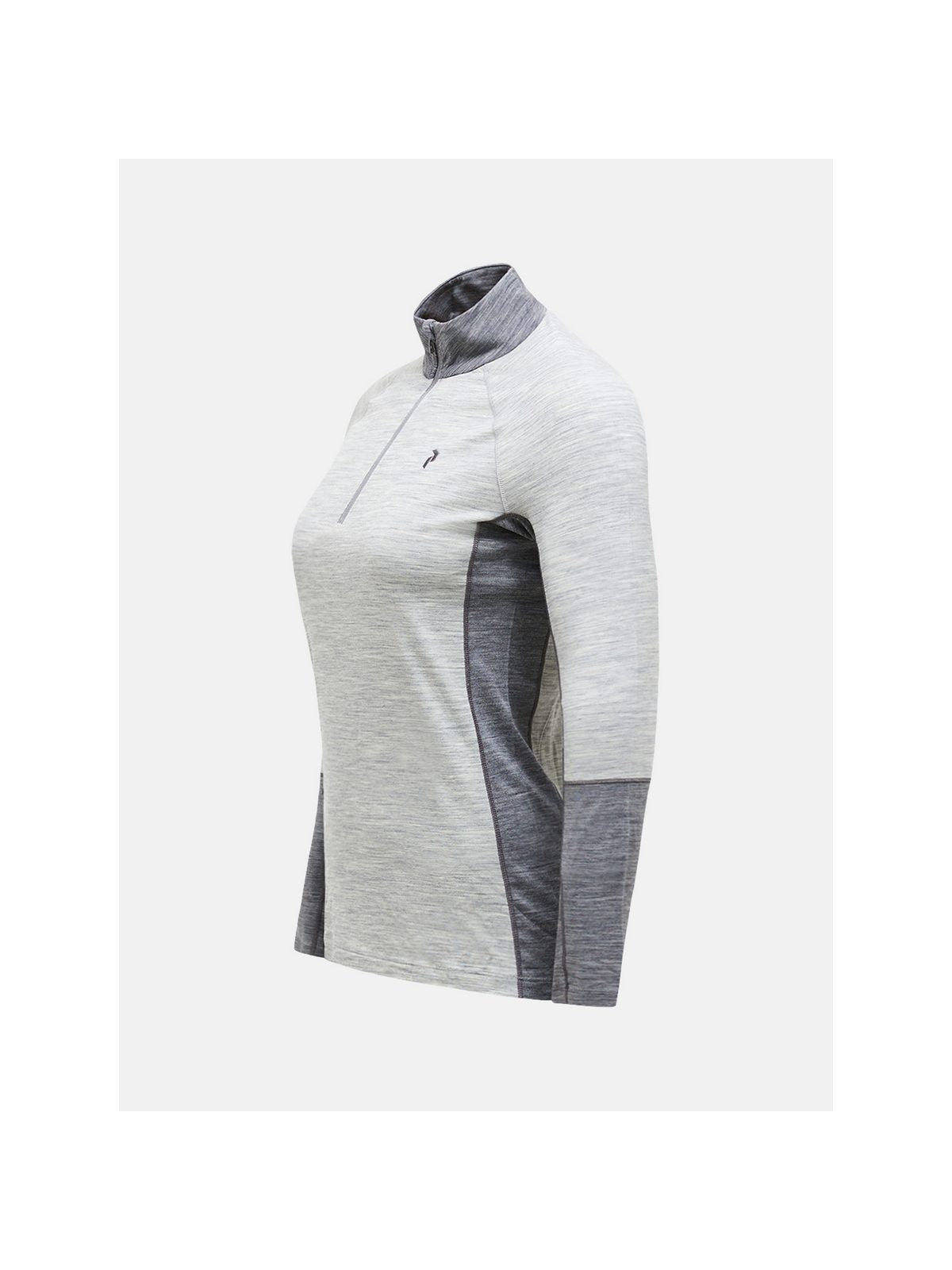 Koszulka Termiczna PEAK PERFORMANCE Magic Half Zip Wool-blend Baselayer Women szary