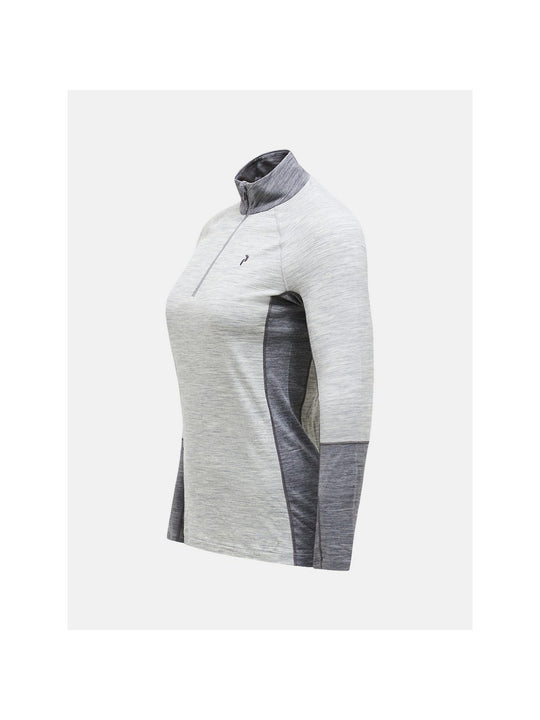 Koszulka Termiczna PEAK PERFORMANCE Magic Half Zip Wool-blend Baselayer Women szary
