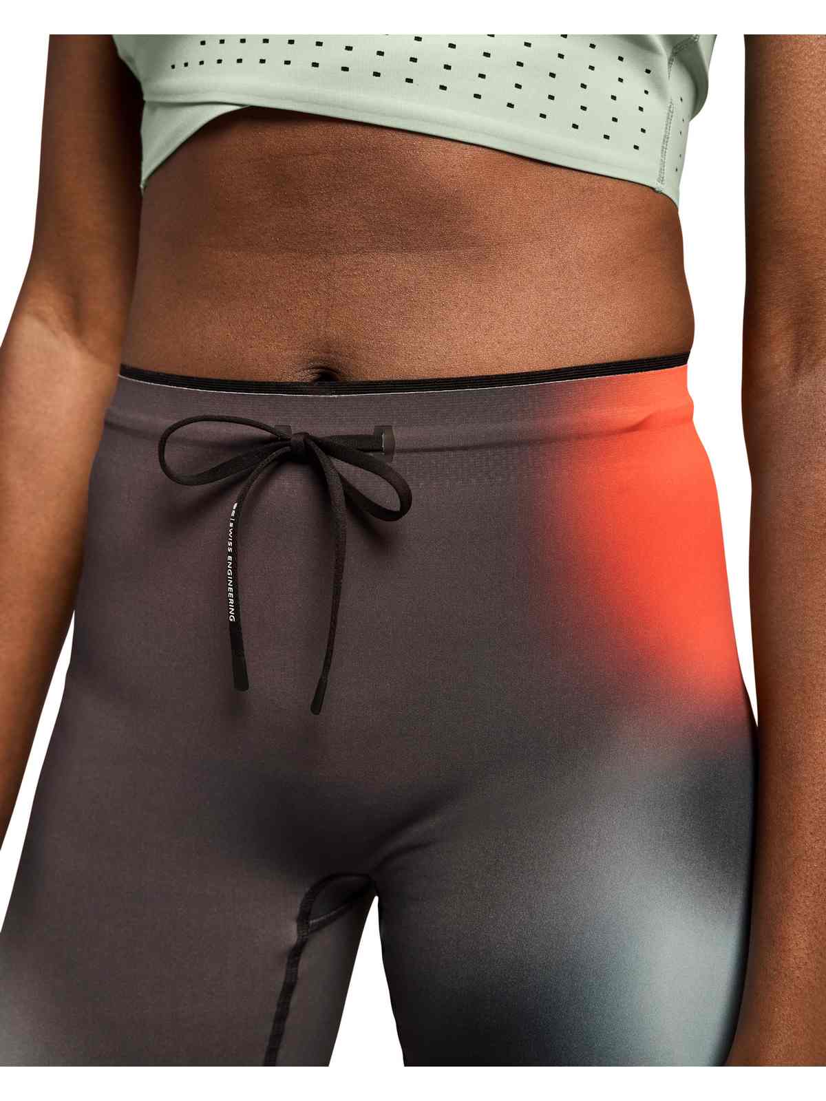 Legginsy do biegania ON RUNNING Race Tights Half czarny