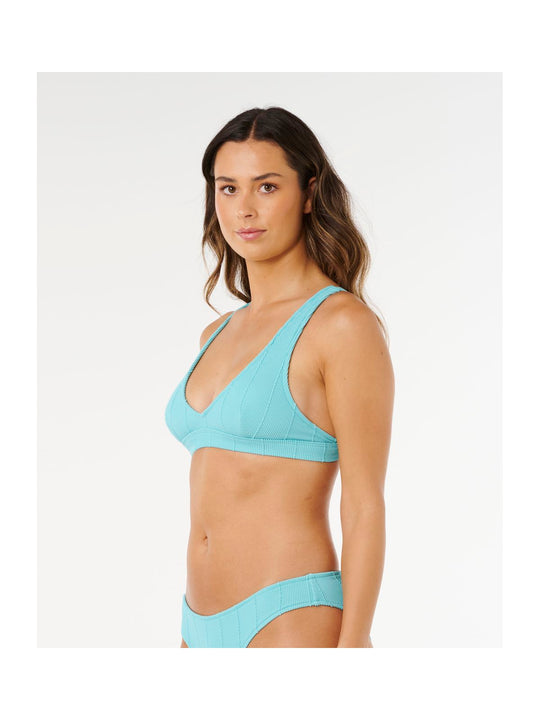 Góra bikini RIP CURL Vibe Surf Multi Fit V Neck niebieska
