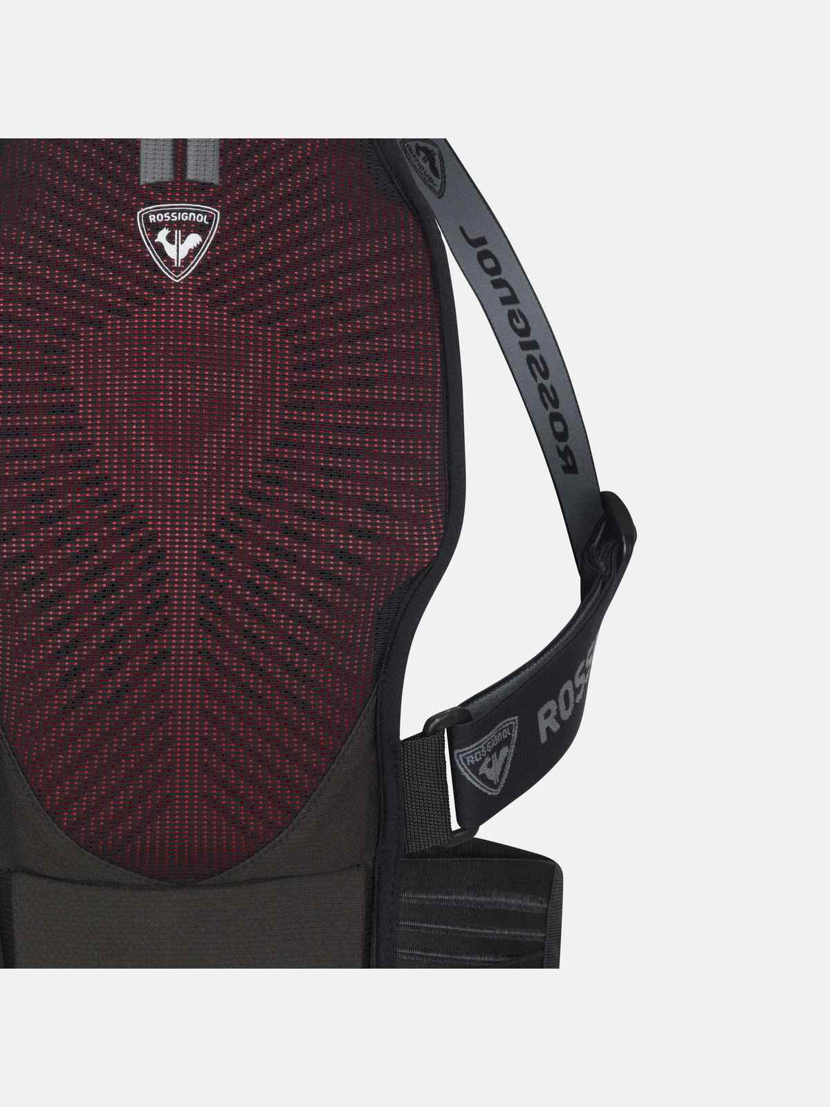 Ochraniacz narciarski dla dzieci ROSSIGNOL FLEXVENT STRAP JR czarny