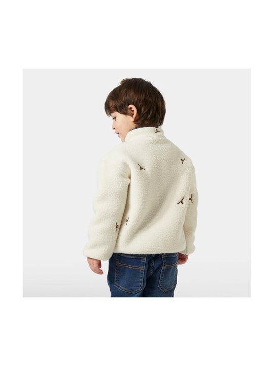 Polar dziecięcy HELLY HANSEN K Frosty Pile Sweater beżowy

