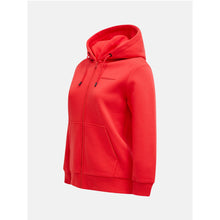 Bluza PEAK PERFORMANCE Original Small Logo Zip Hood Women czerwony - Adventure Sports
